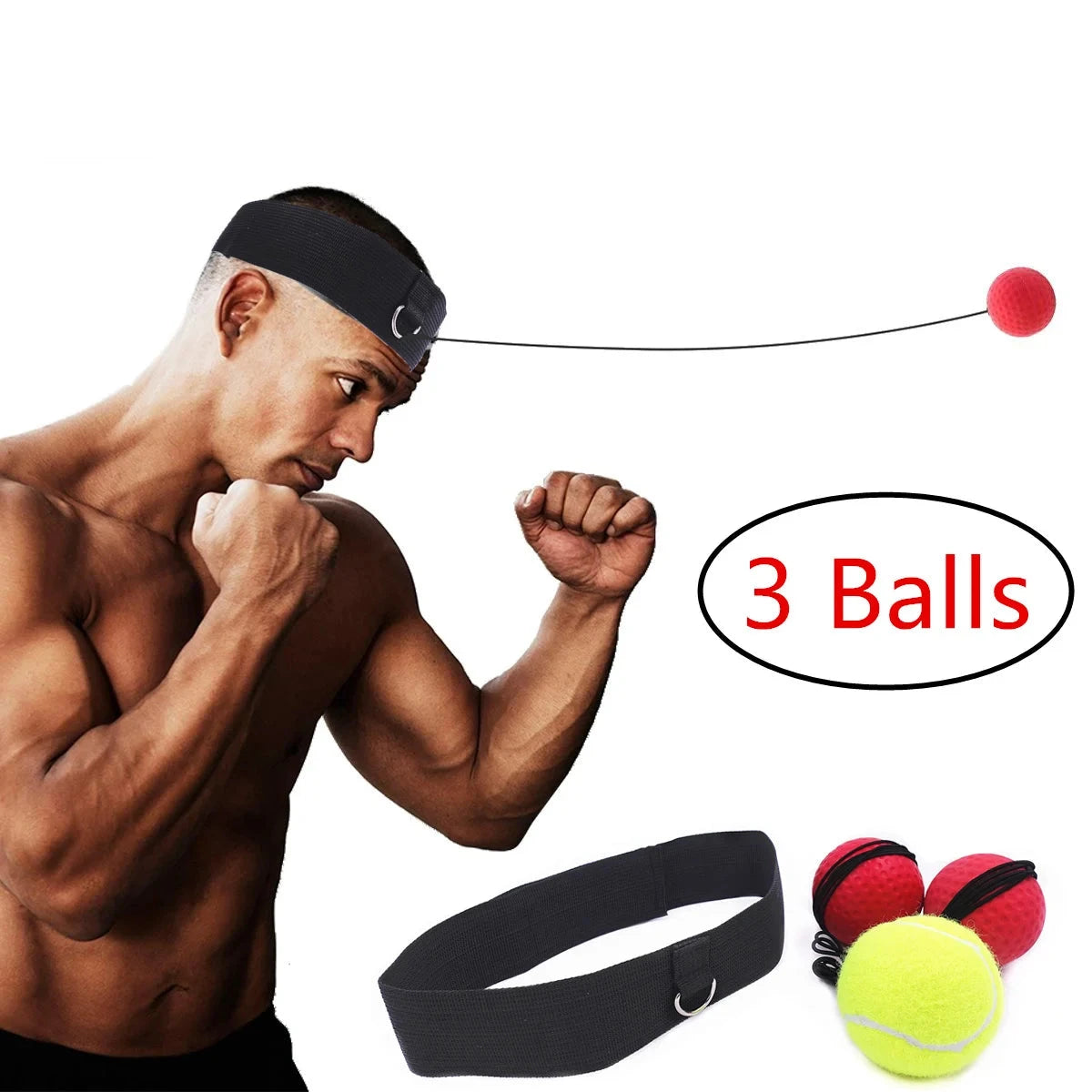 Boxing Reflex Ball - 3 Set