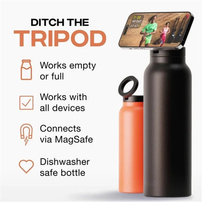 Magnetic Bottle with Phone Holder