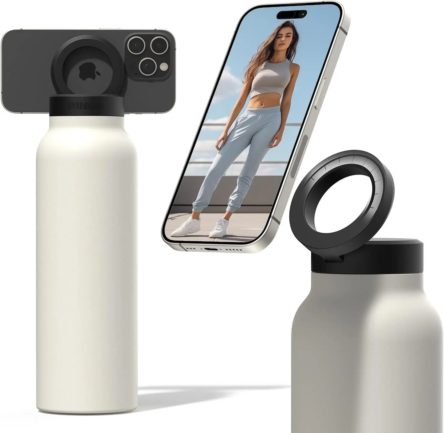 Magnetic Bottle with Phone Holder